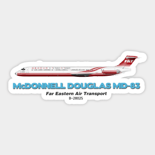 McDonnell Douglas MD-83 - Far Eastern Air Transport Sticker